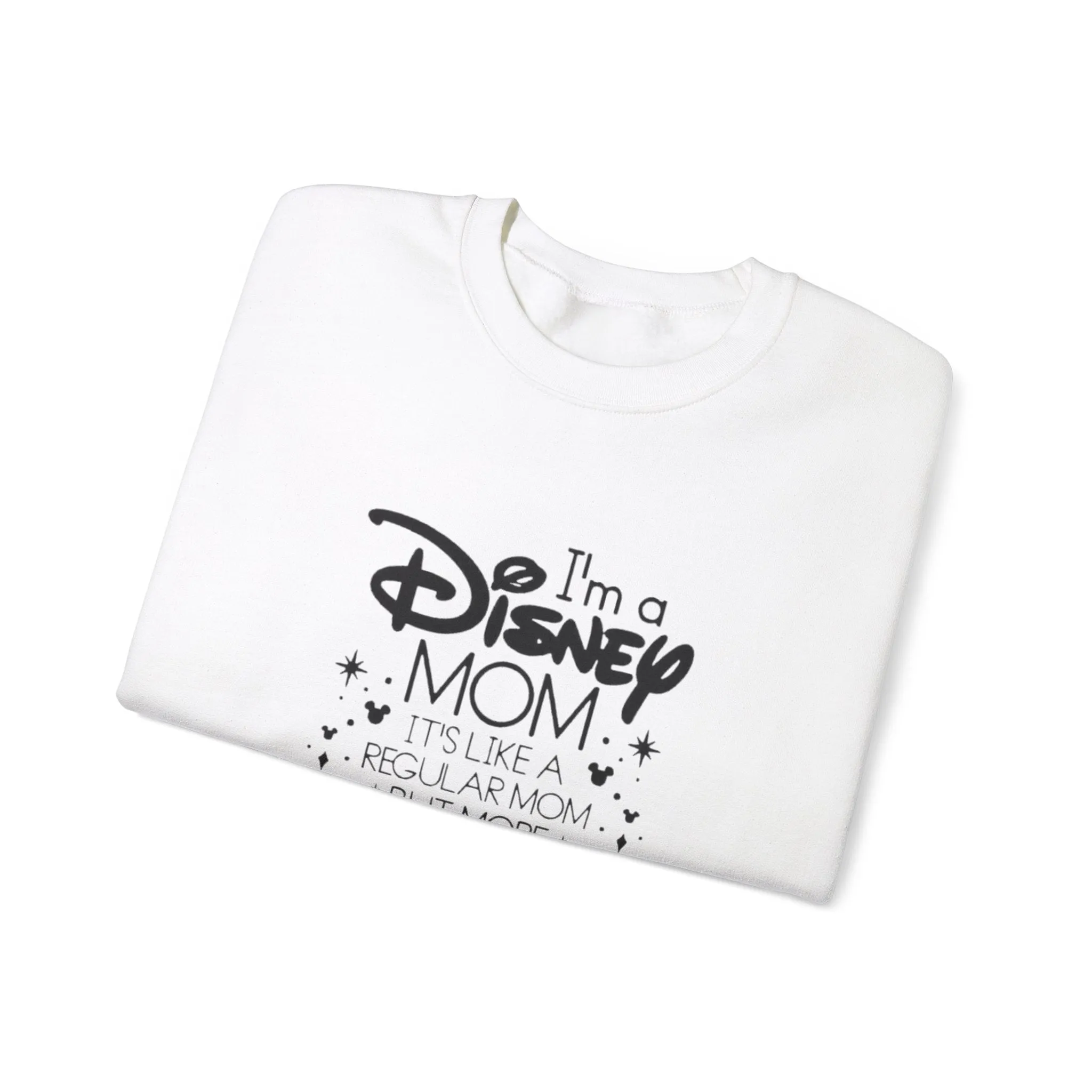 Not a regular mom, A Magic Kingdom Mom Unisex Heavy Blend™ Crewneck Sweatshirt