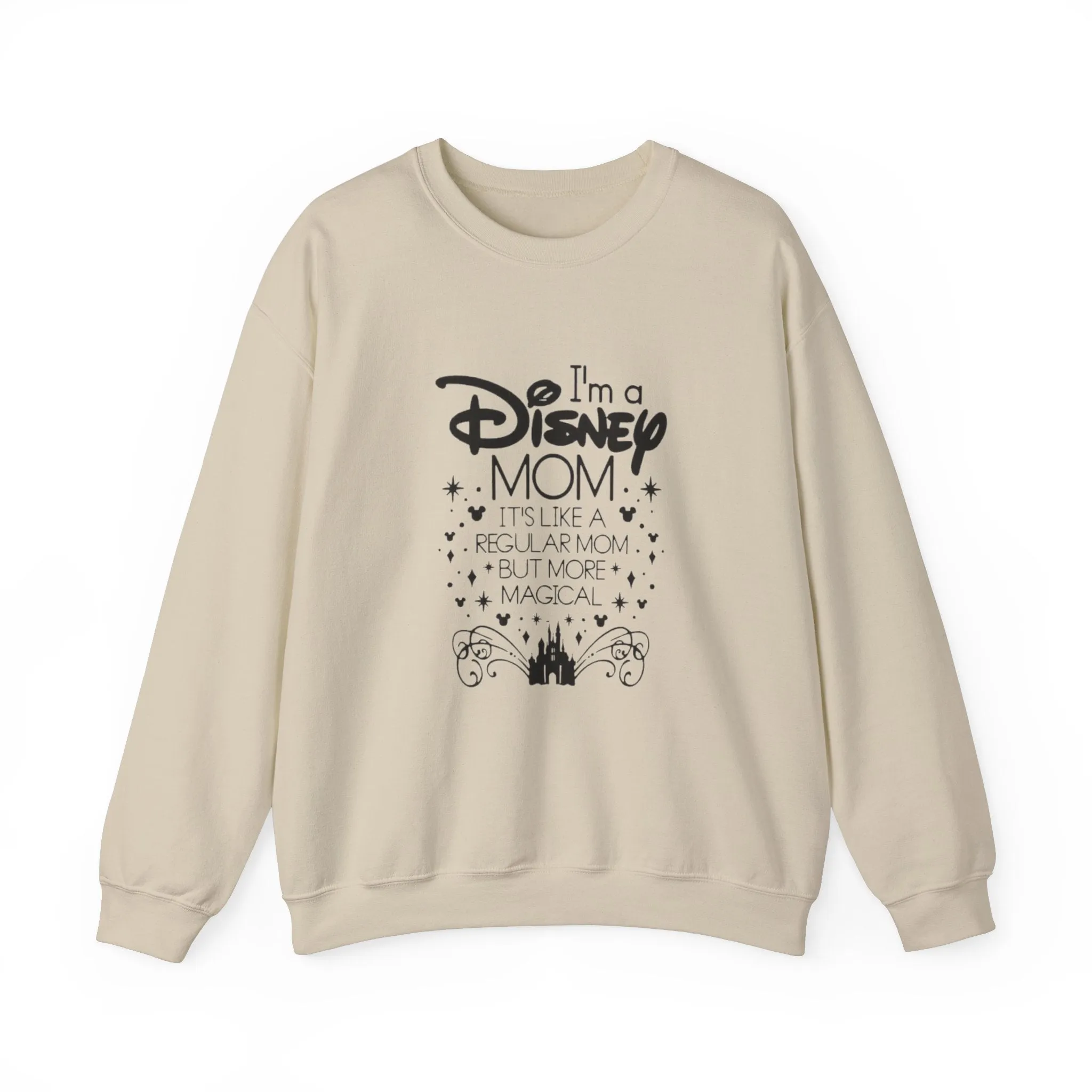 Not a regular mom, A Magic Kingdom Mom Unisex Heavy Blend™ Crewneck Sweatshirt