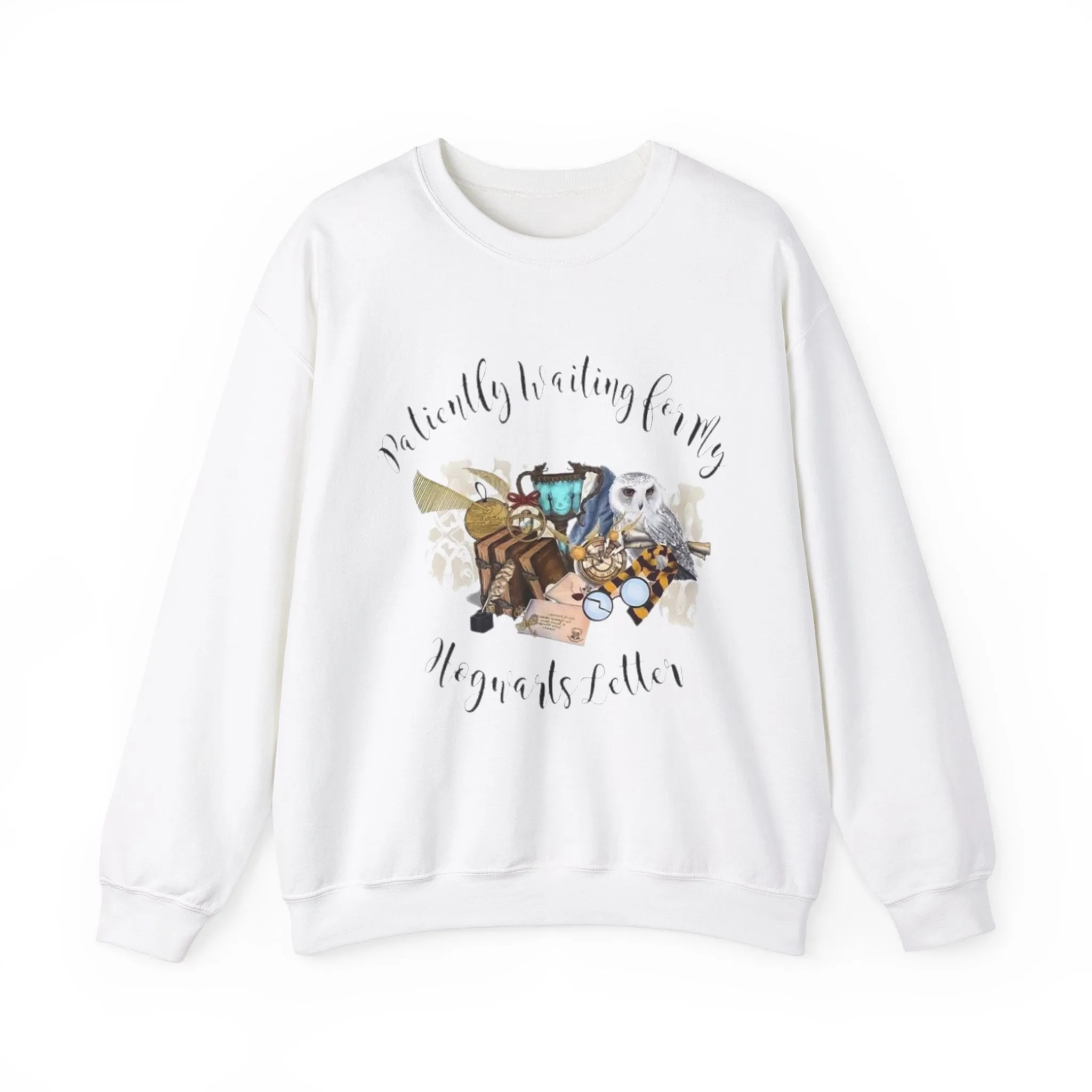 Patiently waiting for my letter Unisex Heavy Blend™ Crewneck Sweatshirt