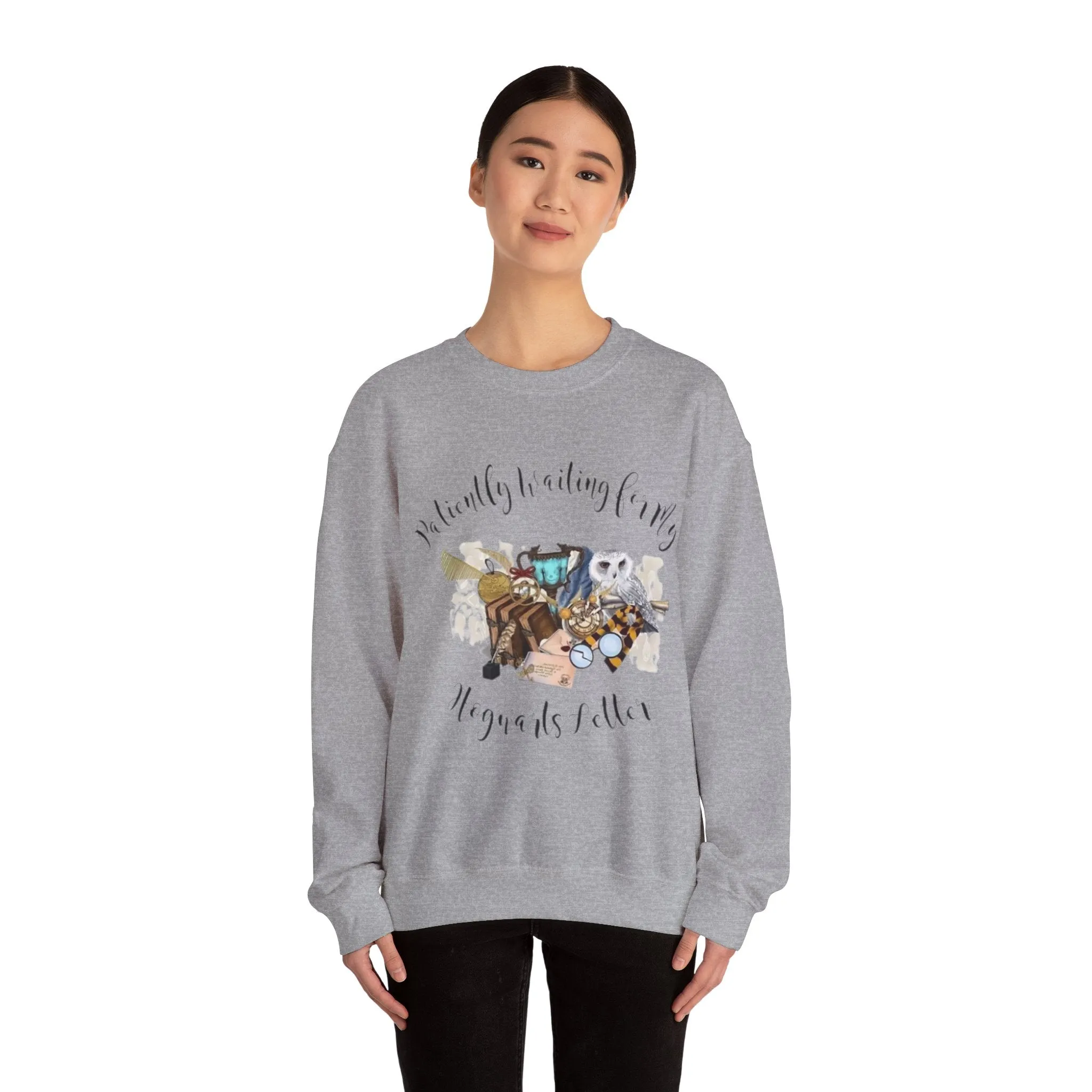 Patiently waiting for my letter Unisex Heavy Blend™ Crewneck Sweatshirt