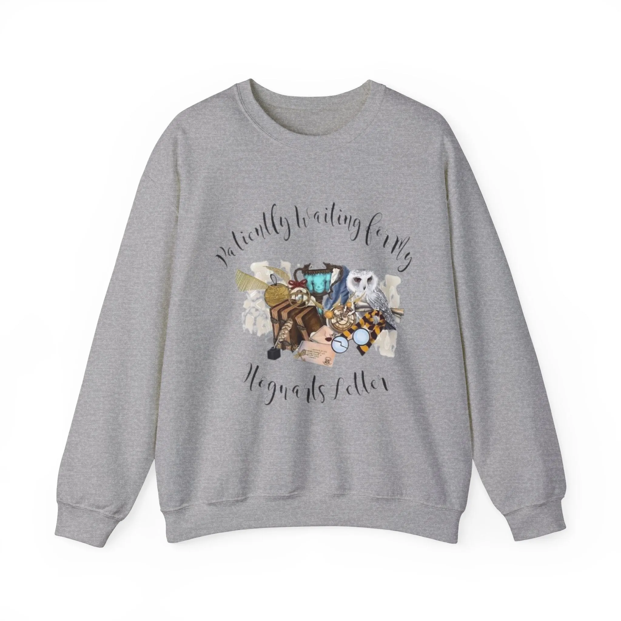 Patiently waiting for my letter Unisex Heavy Blend™ Crewneck Sweatshirt