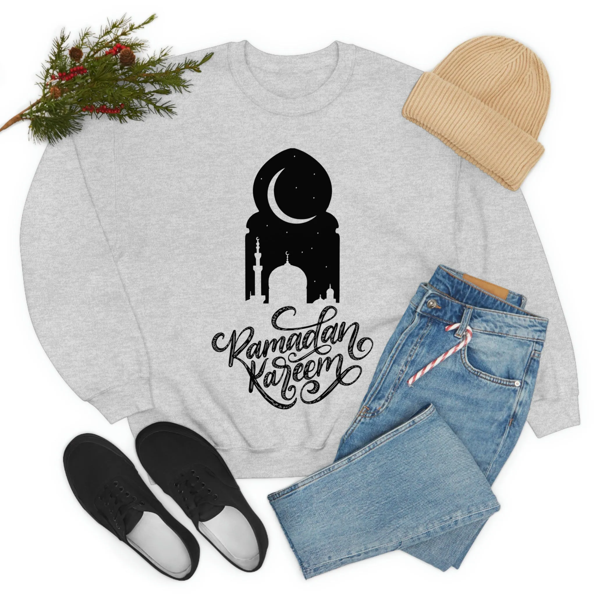 Ramadan Kareem (Style 8) - Unisex Heavy Blend™ Crewneck Sweatshirt