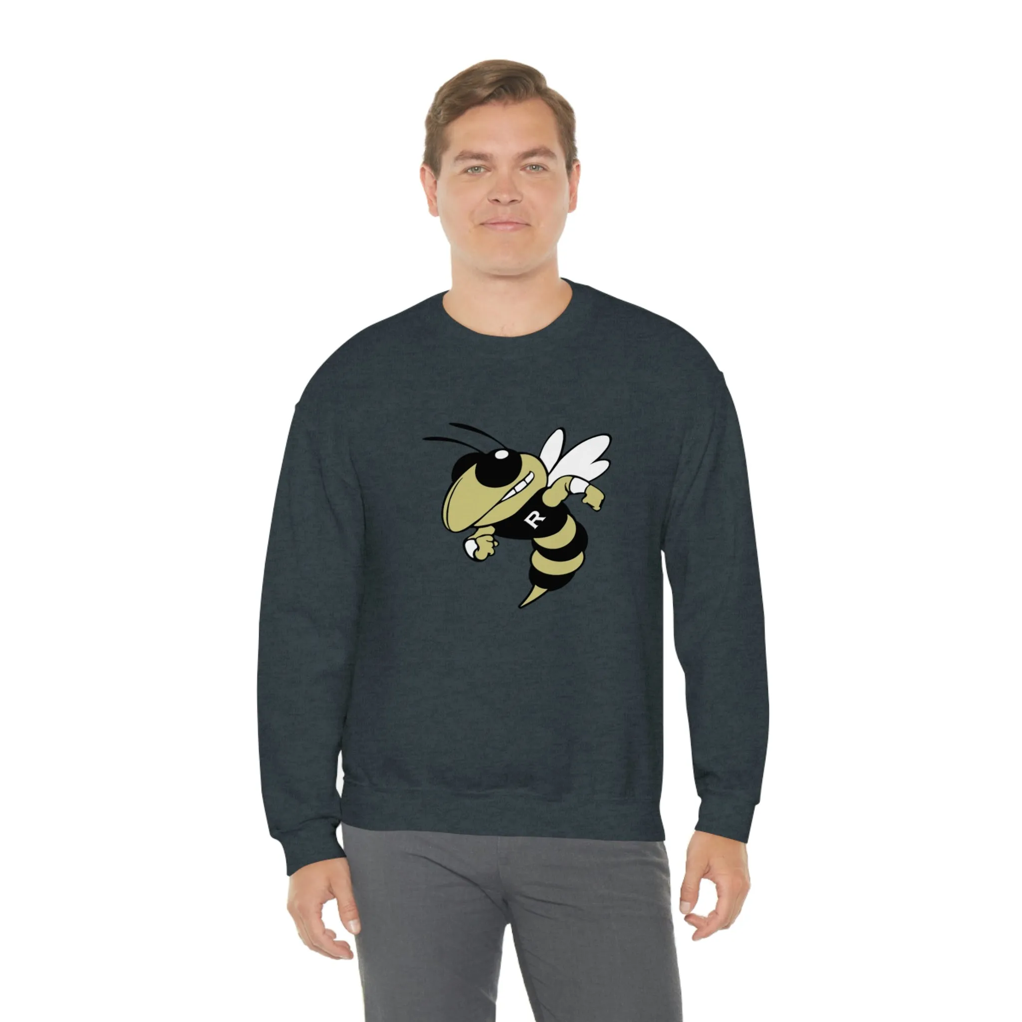 Rockmart Jackets School Spirit Gildan 18000 Unisex Heavy Blend Crewneck Sweatshirt