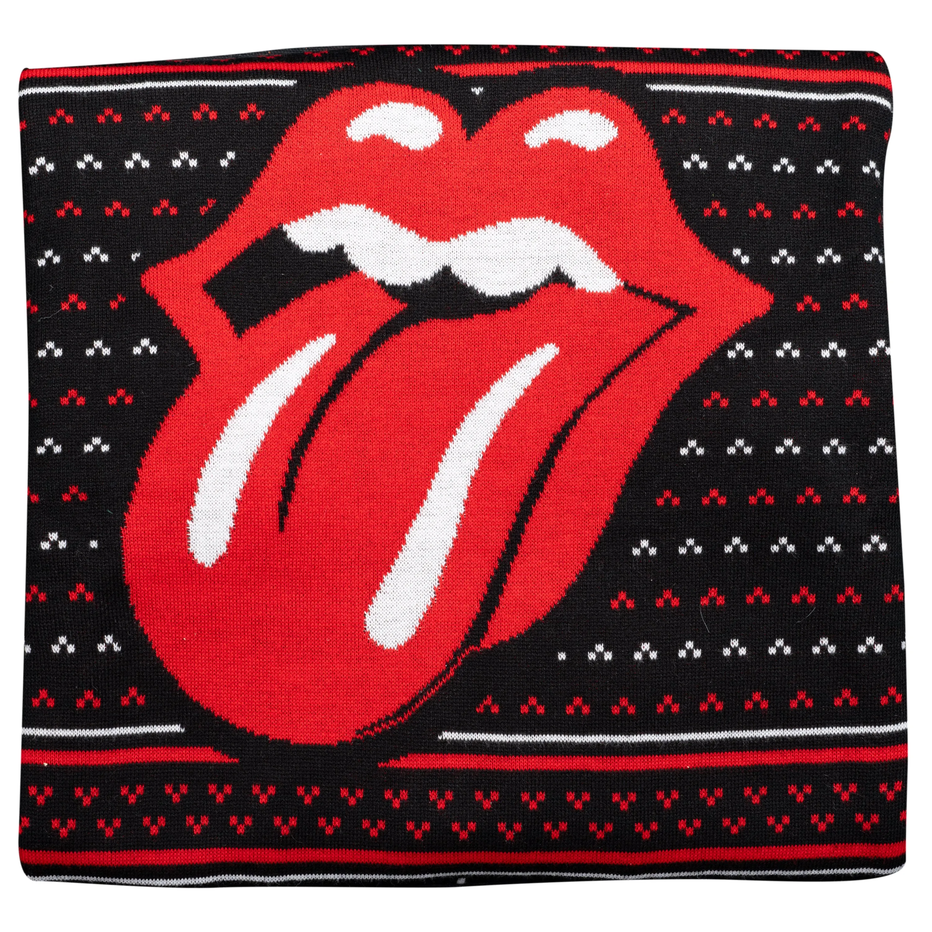 Rolling Stones Lips Tongue Ugly Christmas Sweater