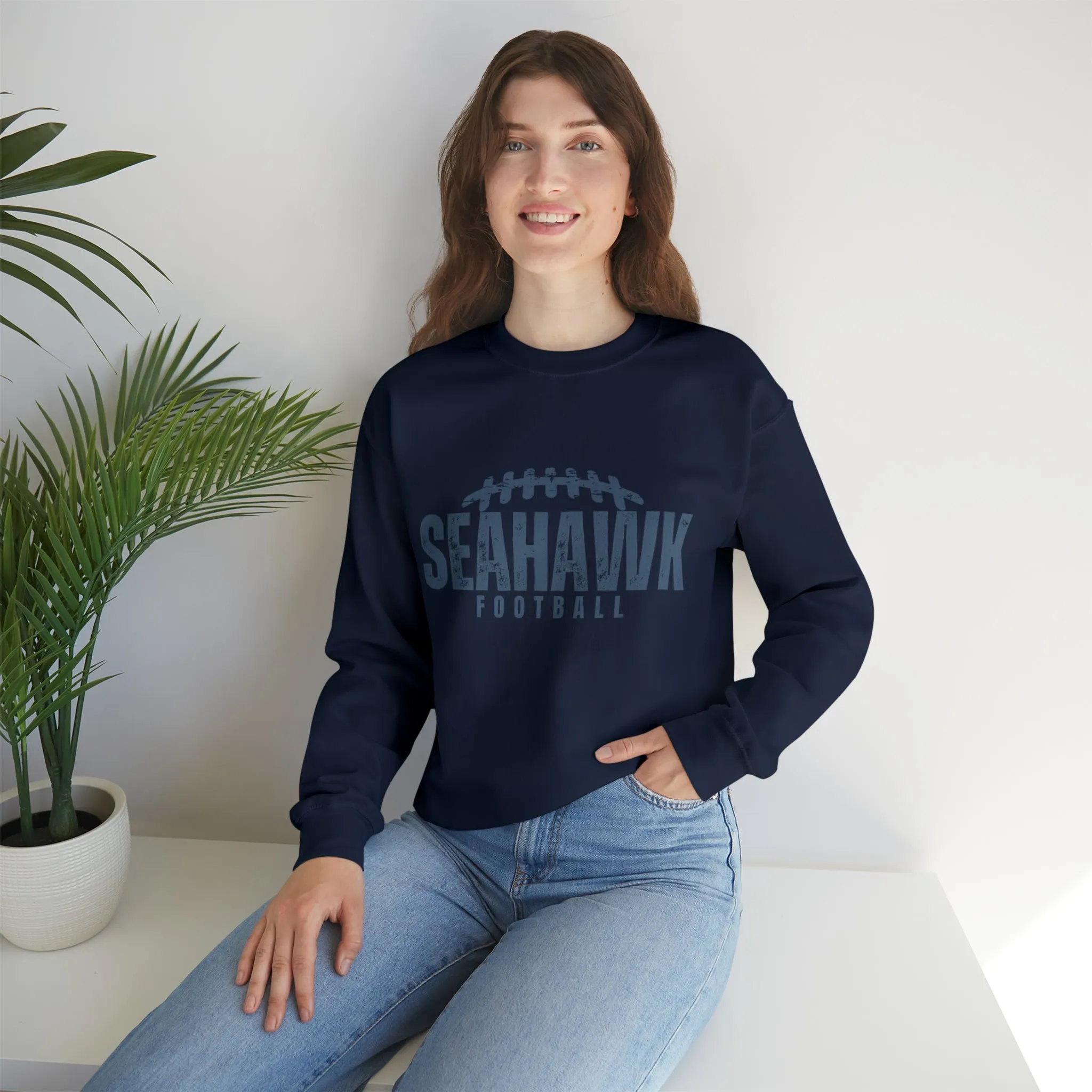 Seahawk Football Unisex Crewneck Sweatshirt