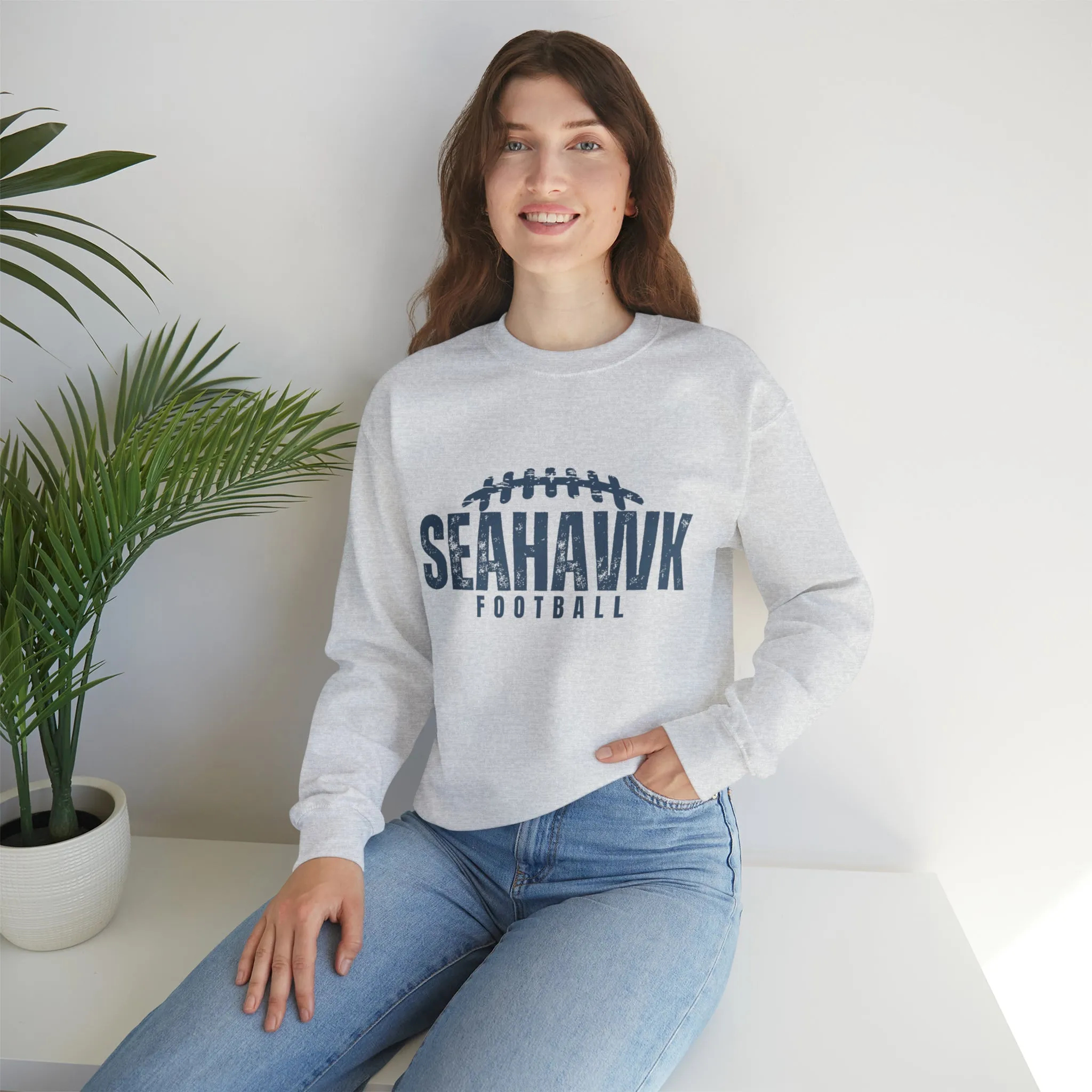 Seahawk Football Unisex Crewneck Sweatshirt