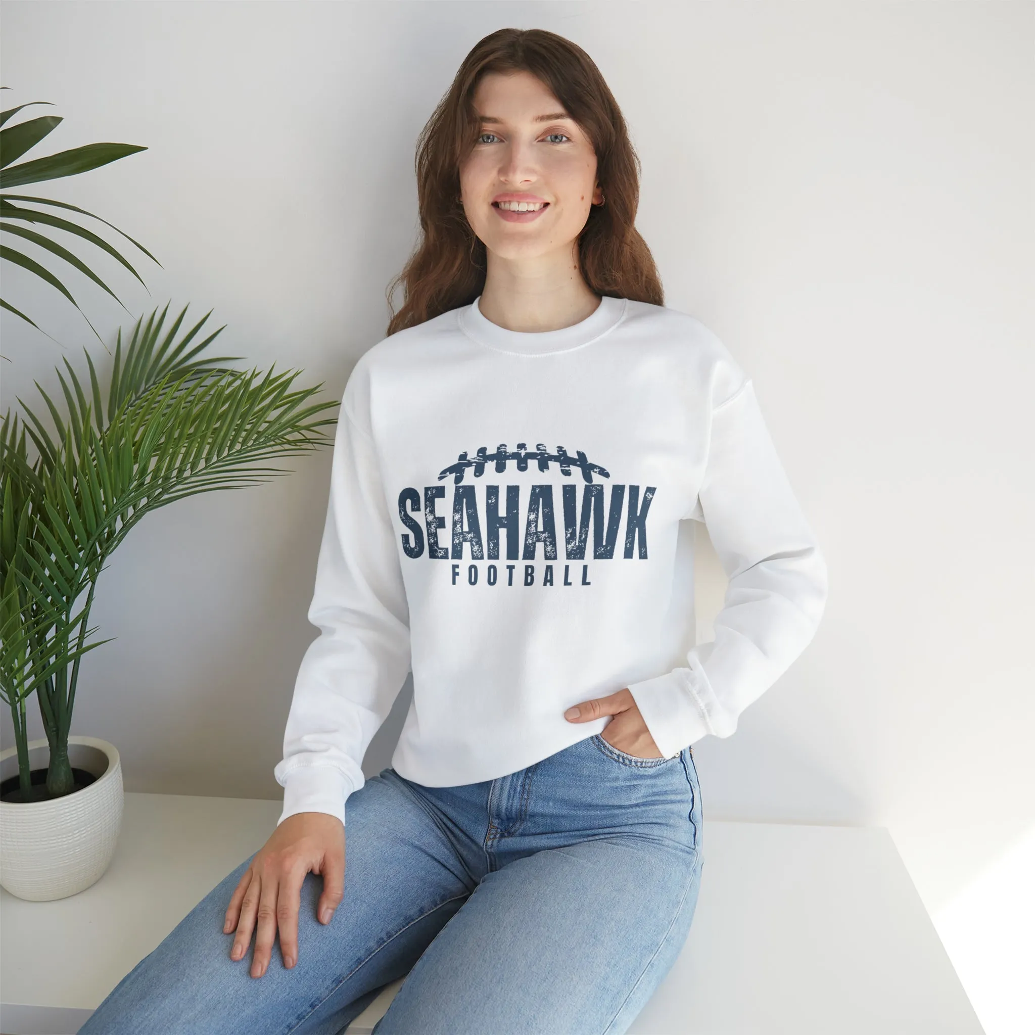 Seahawk Football Unisex Crewneck Sweatshirt