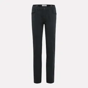 Silvio Slim Fit Casual Trouser / Black