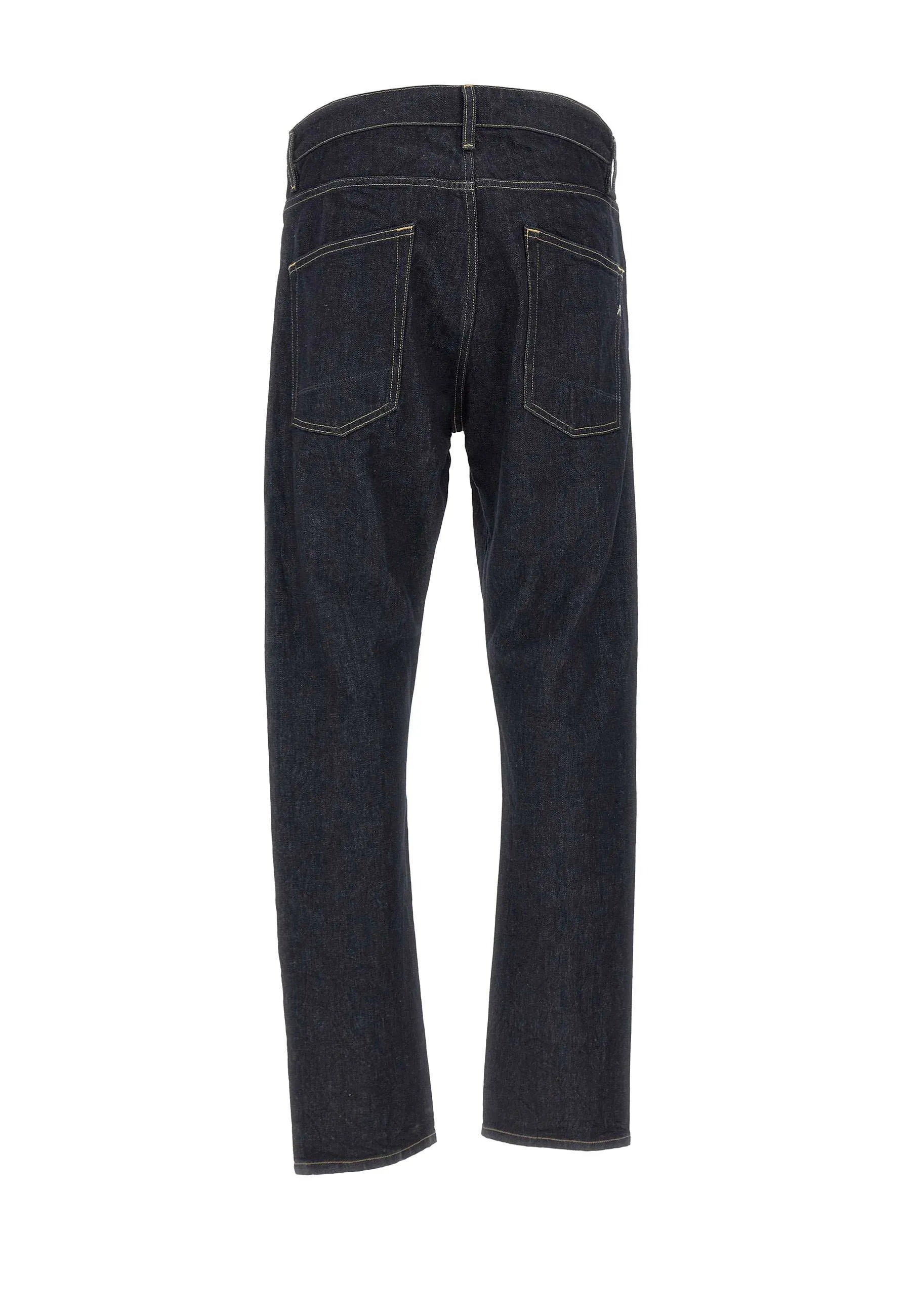 Slim Fit Dark Blue Five Pockets Jeans