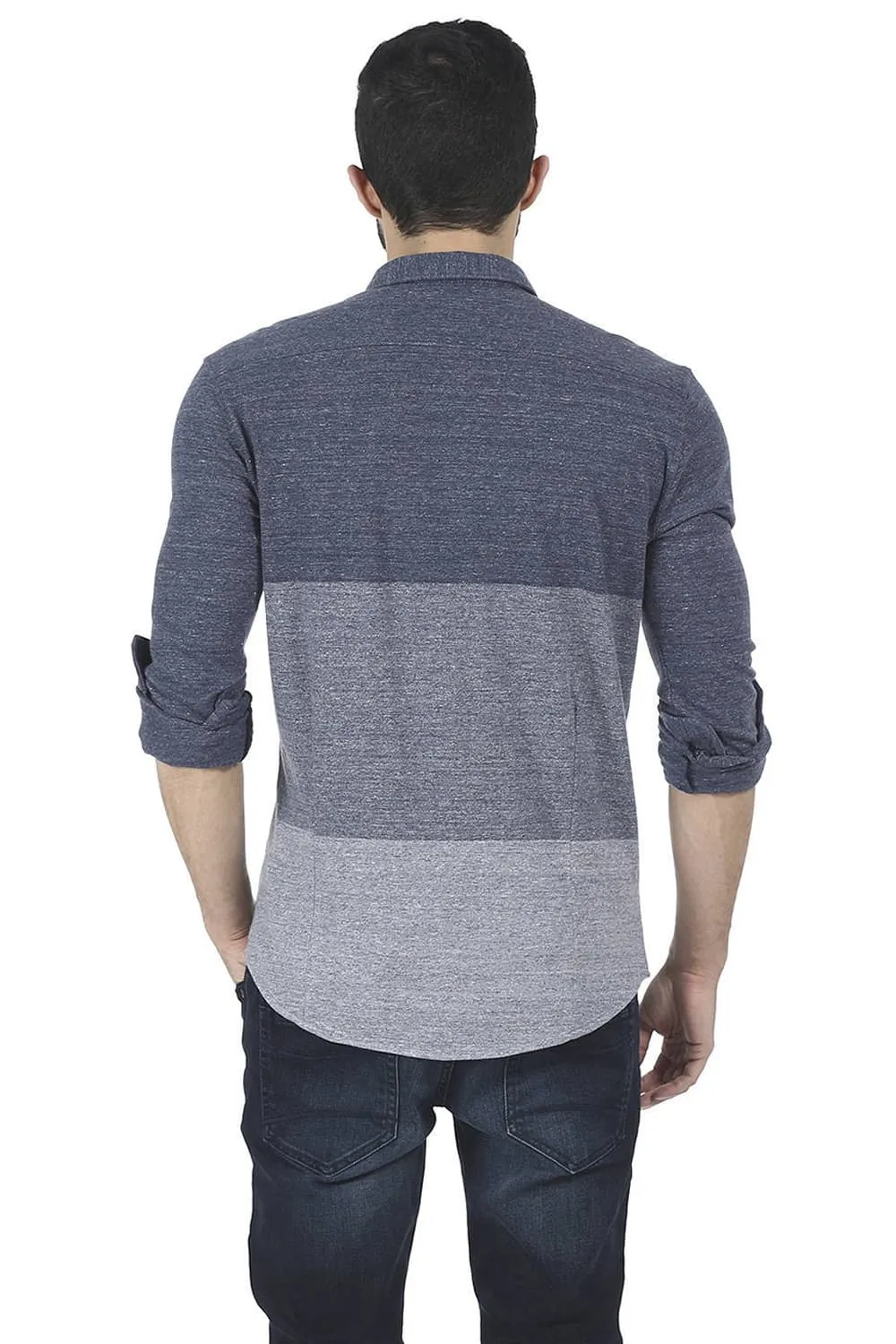 Slim Fit Full Sleeve Knit Shirt