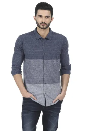 Slim Fit Full Sleeve Knit Shirt