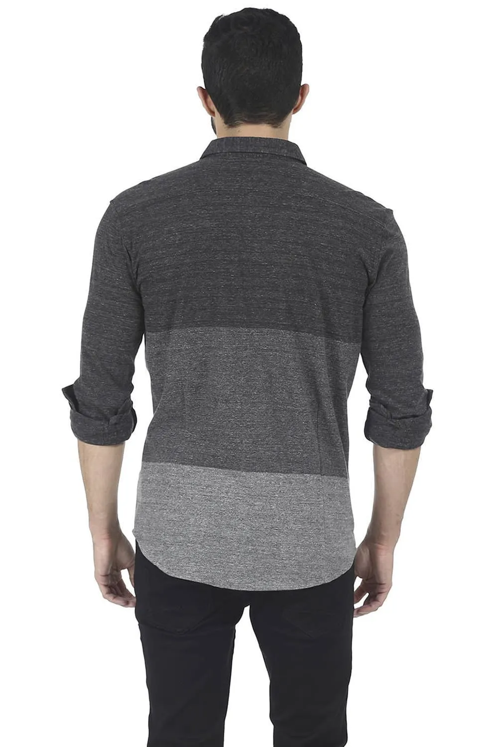 Slim Fit Full Sleeve Knit Shirt