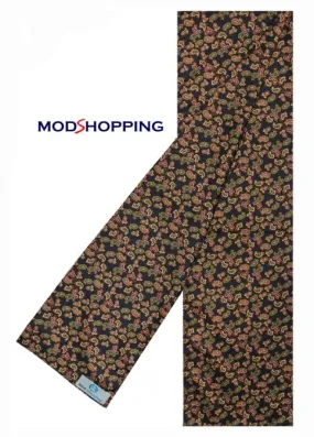 small paisley scarfs| retro mod fashion men's paisley scarf