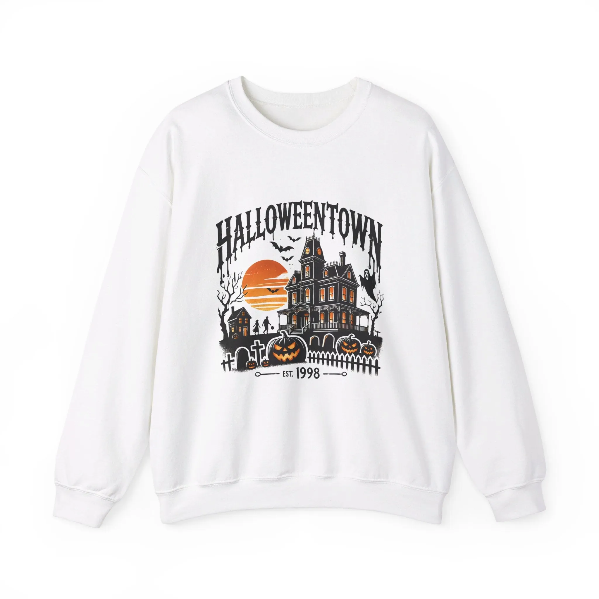 Spooky Halloweentown Unisex Heavy Blend™ Crewneck Sweatshirt