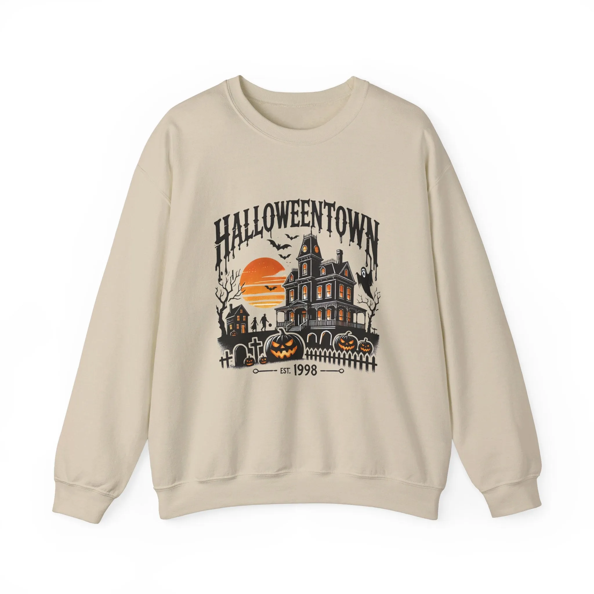 Spooky Halloweentown Unisex Heavy Blend™ Crewneck Sweatshirt