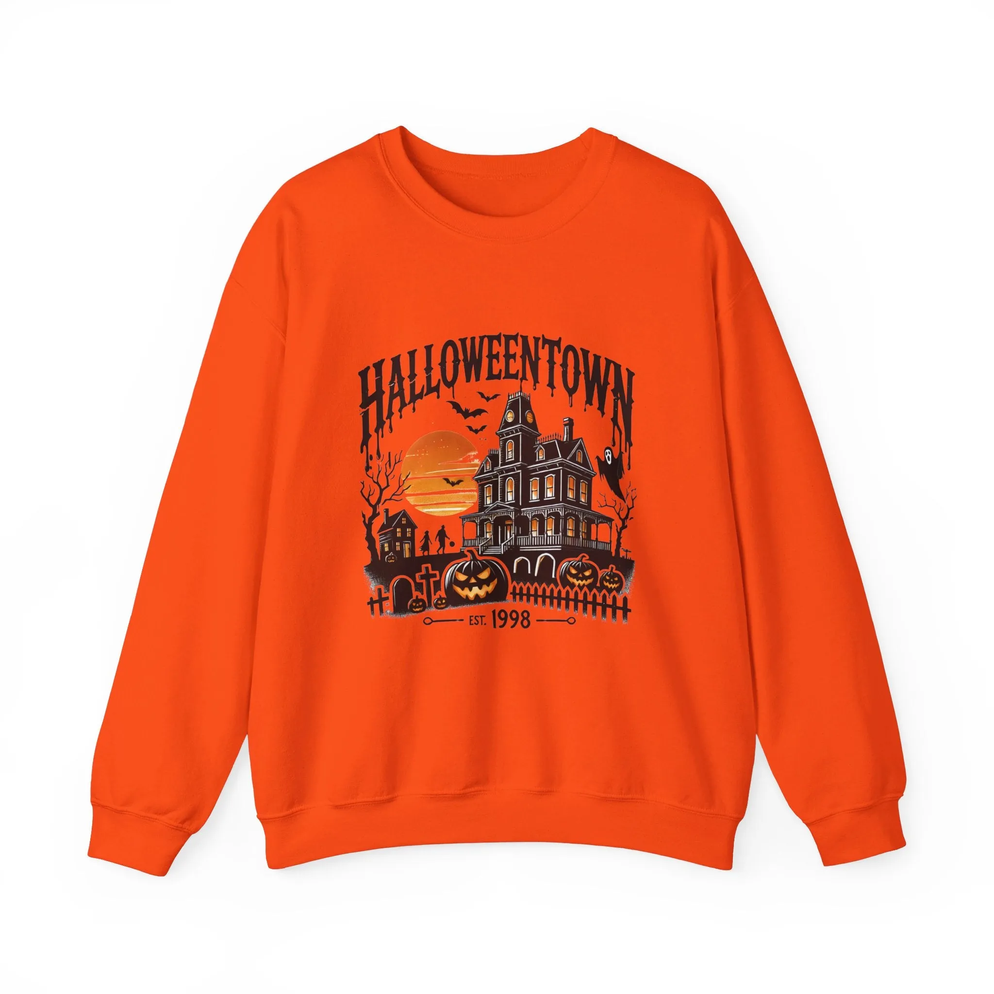 Spooky Halloweentown Unisex Heavy Blend™ Crewneck Sweatshirt