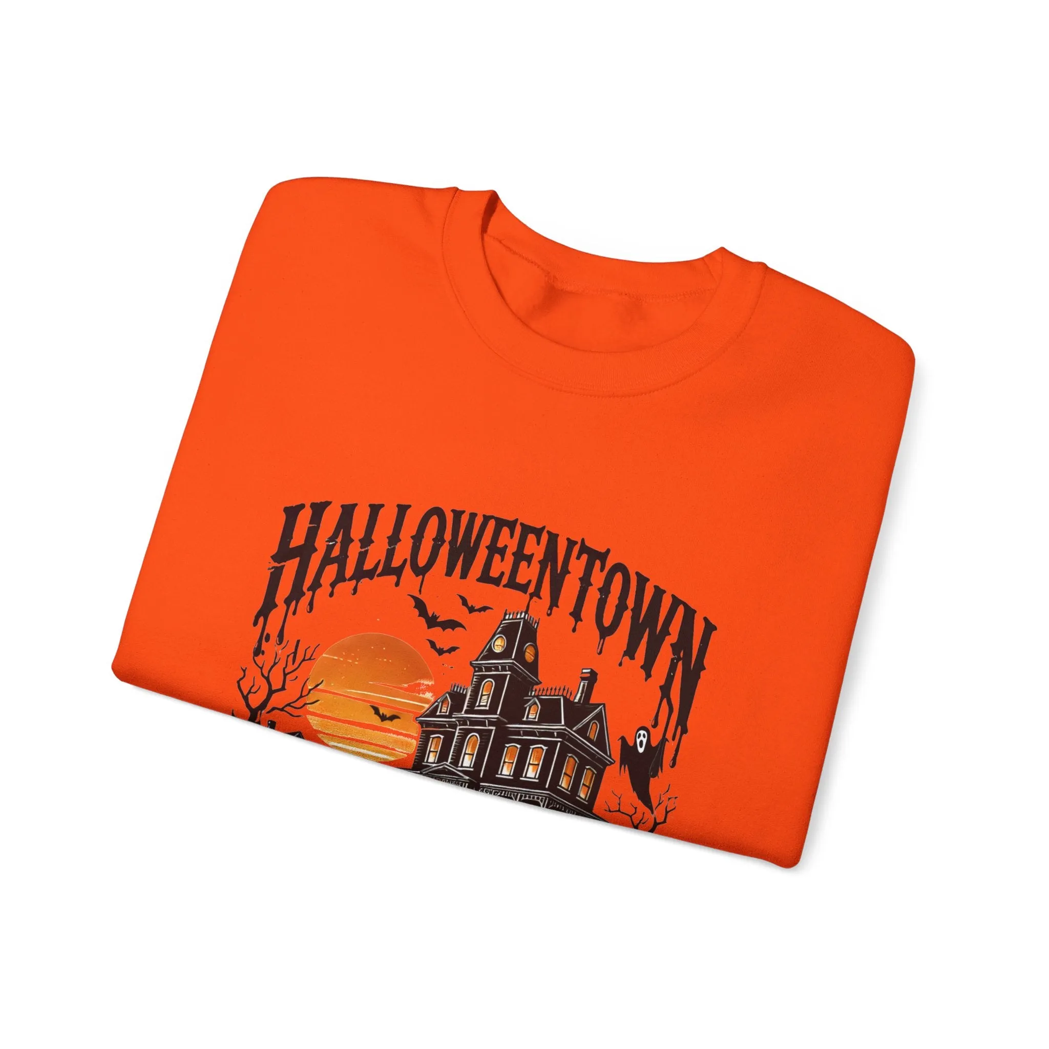 Spooky Halloweentown Unisex Heavy Blend™ Crewneck Sweatshirt