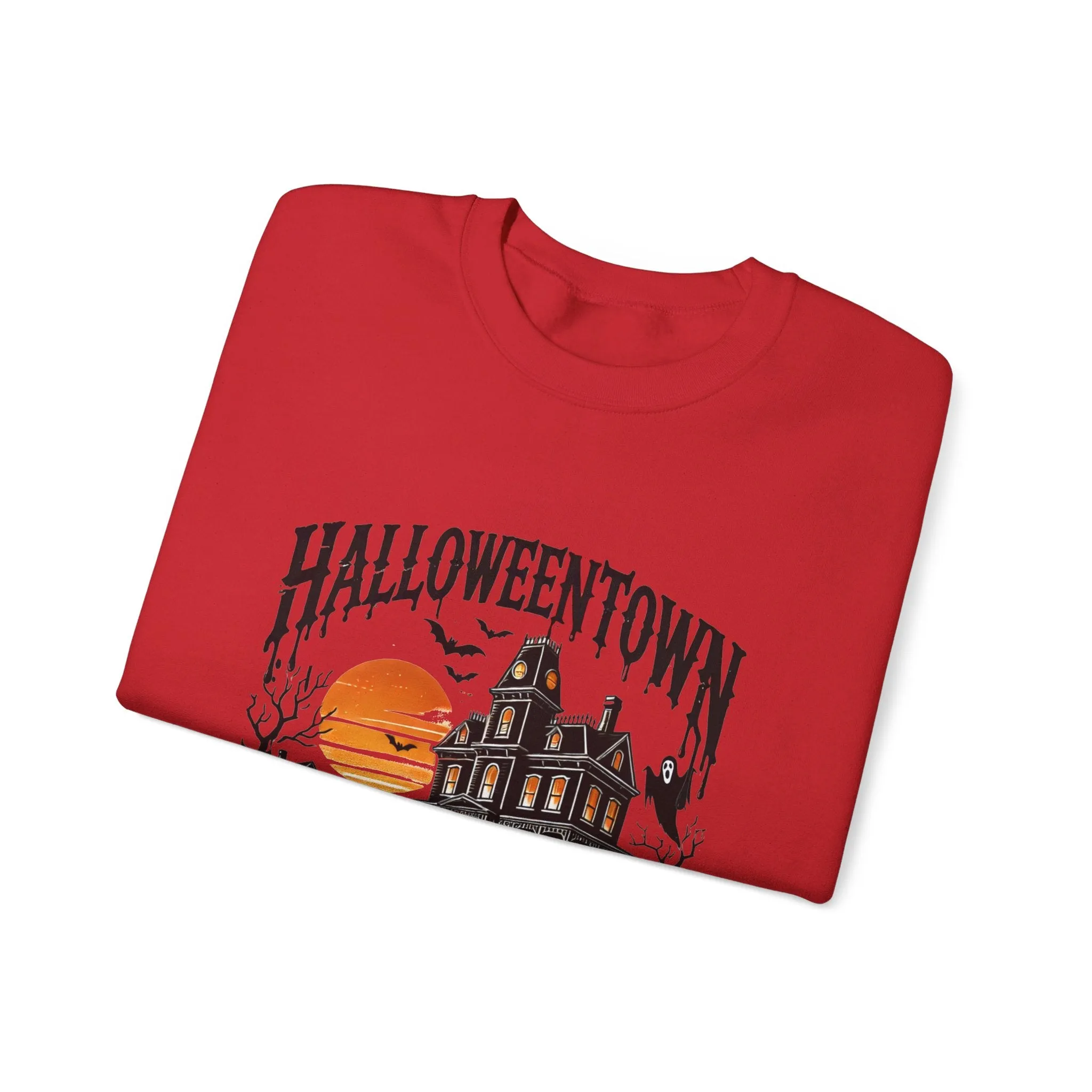 Spooky Halloweentown Unisex Heavy Blend™ Crewneck Sweatshirt