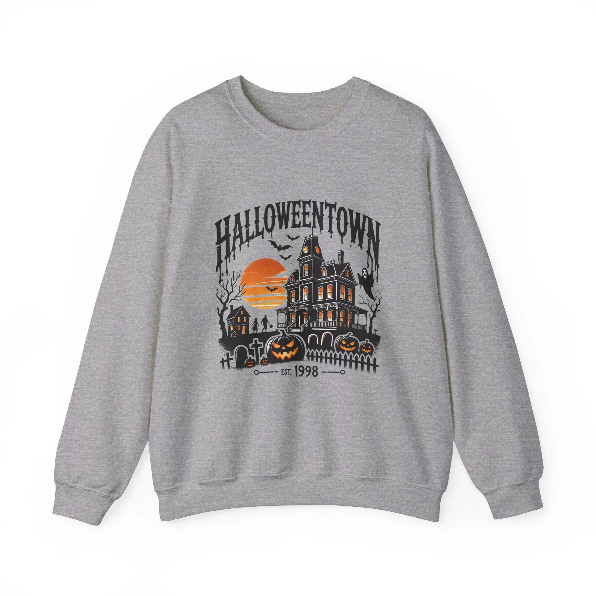 Spooky Halloweentown Unisex Heavy Blend™ Crewneck Sweatshirt