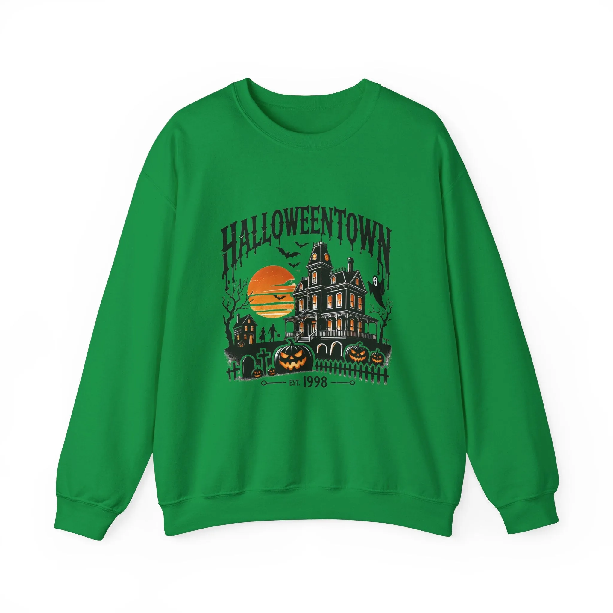 Spooky Halloweentown Unisex Heavy Blend™ Crewneck Sweatshirt