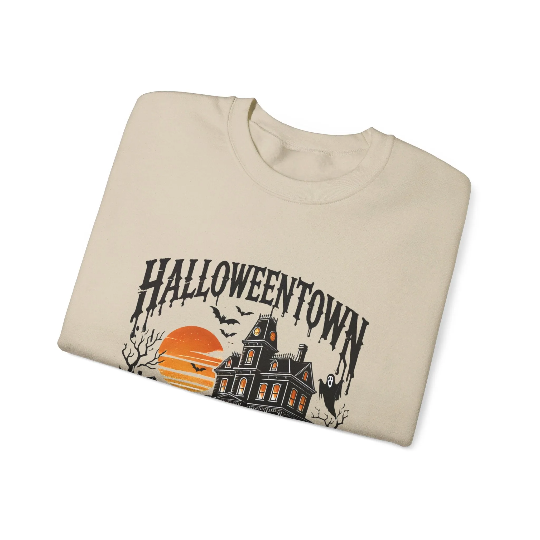 Spooky Halloweentown Unisex Heavy Blend™ Crewneck Sweatshirt