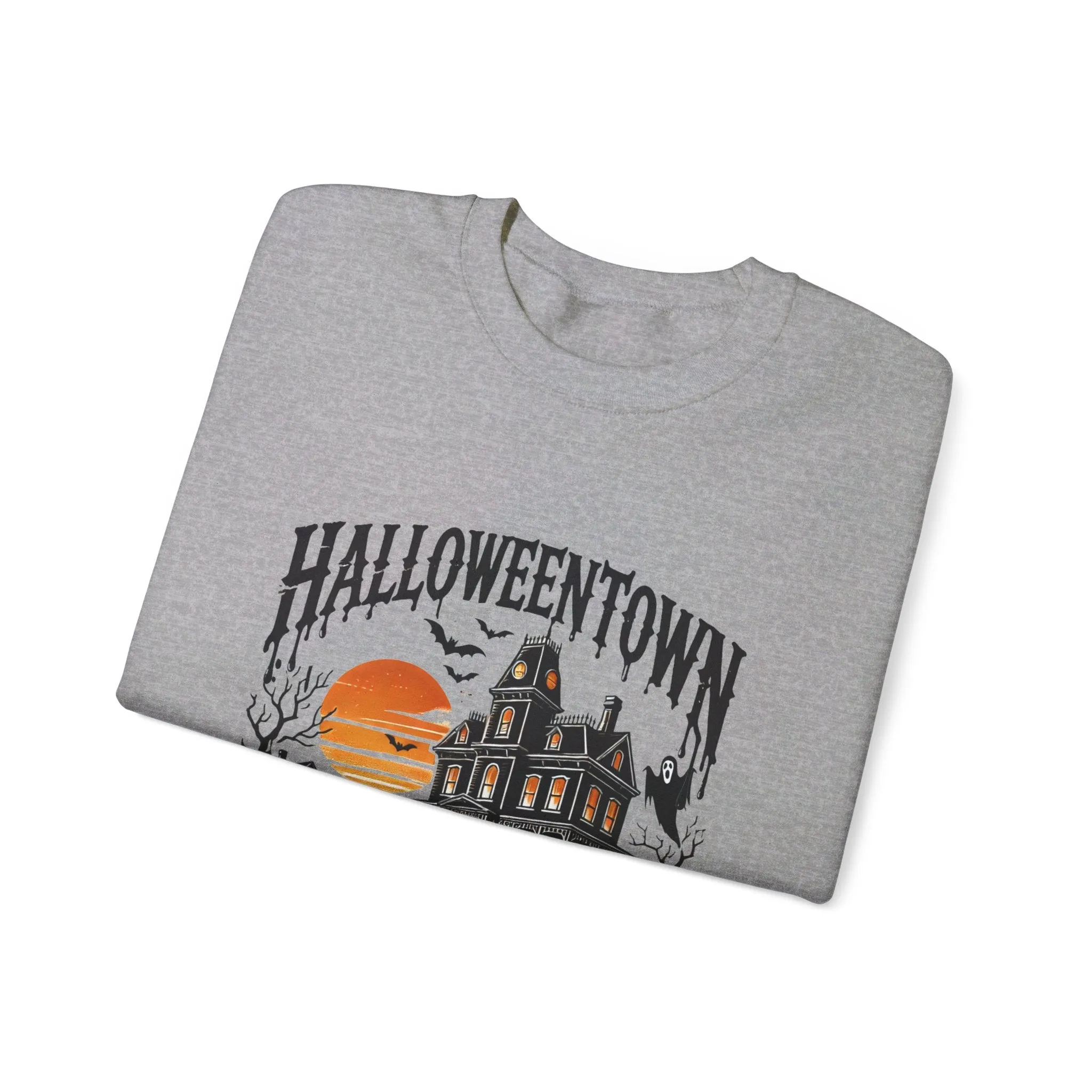 Spooky Halloweentown Unisex Heavy Blend™ Crewneck Sweatshirt