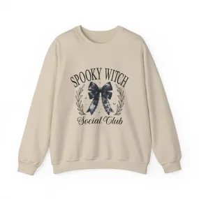 Spooky Witch Social Club Coquette Babe Unisex Heavy Blend™ Crewneck Sweatshirt