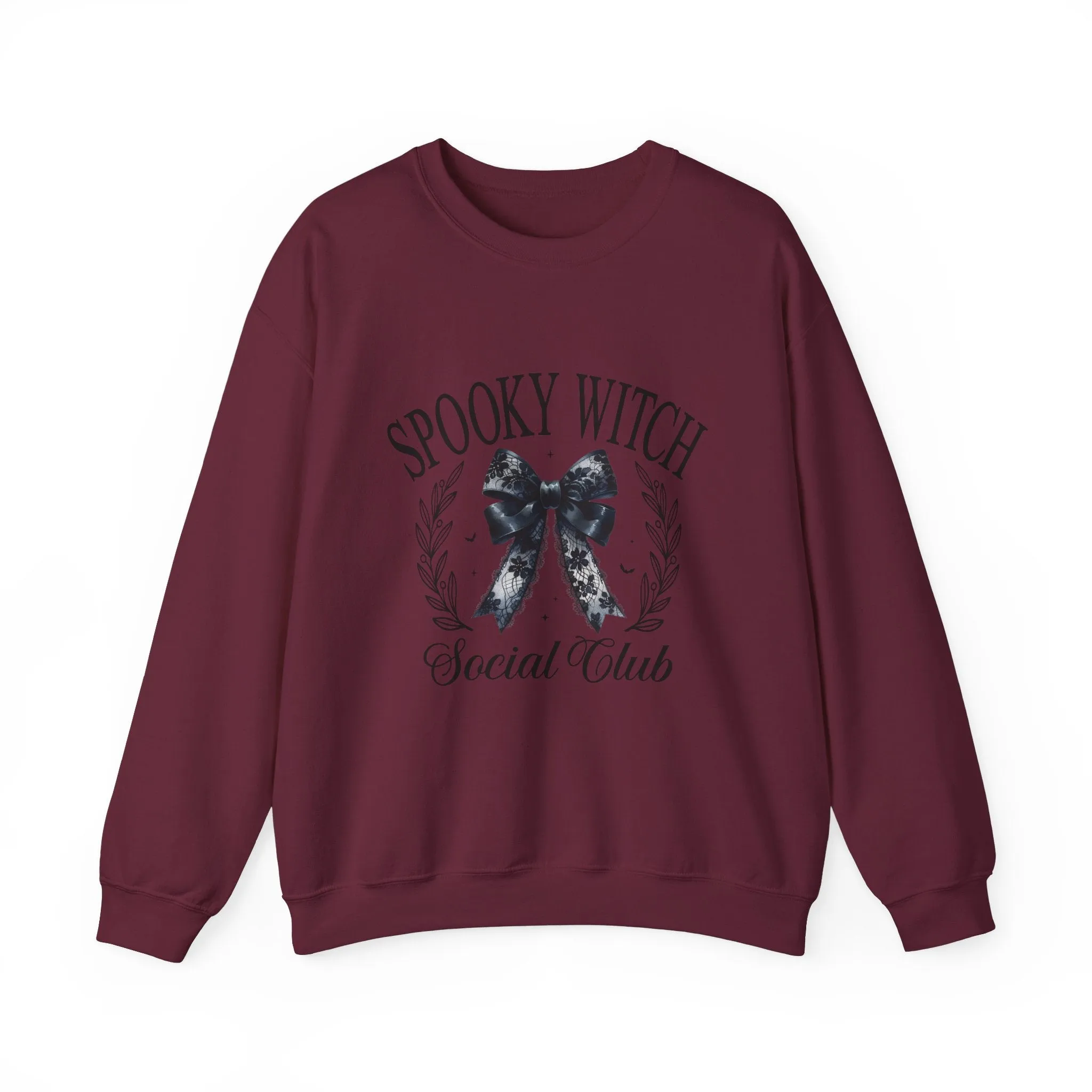 Spooky Witch Social Club Coquette Babe Unisex Heavy Blend™ Crewneck Sweatshirt