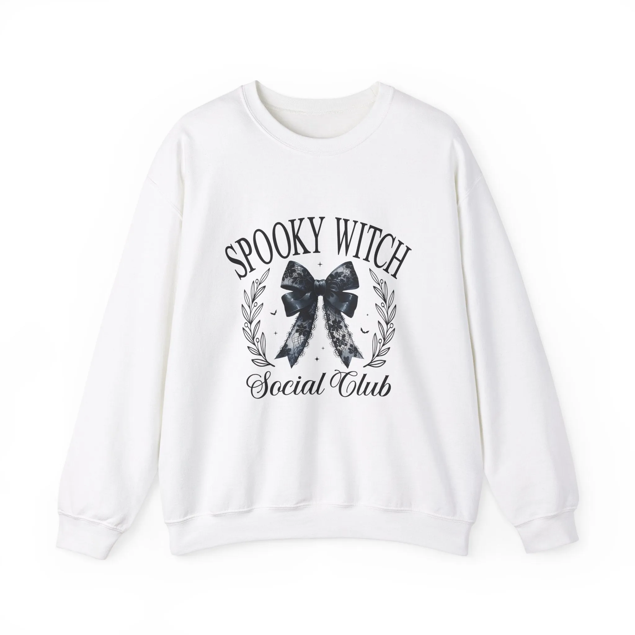 Spooky Witch Social Club Coquette Babe Unisex Heavy Blend™ Crewneck Sweatshirt