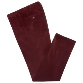 Terrance Burgundy Corduroy Trouser