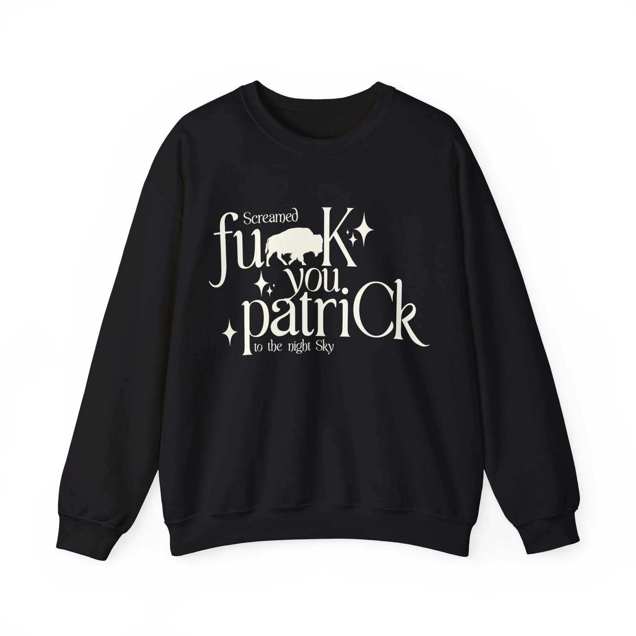 thanK you patriCk Buffalo Crewneck Sweatshirt