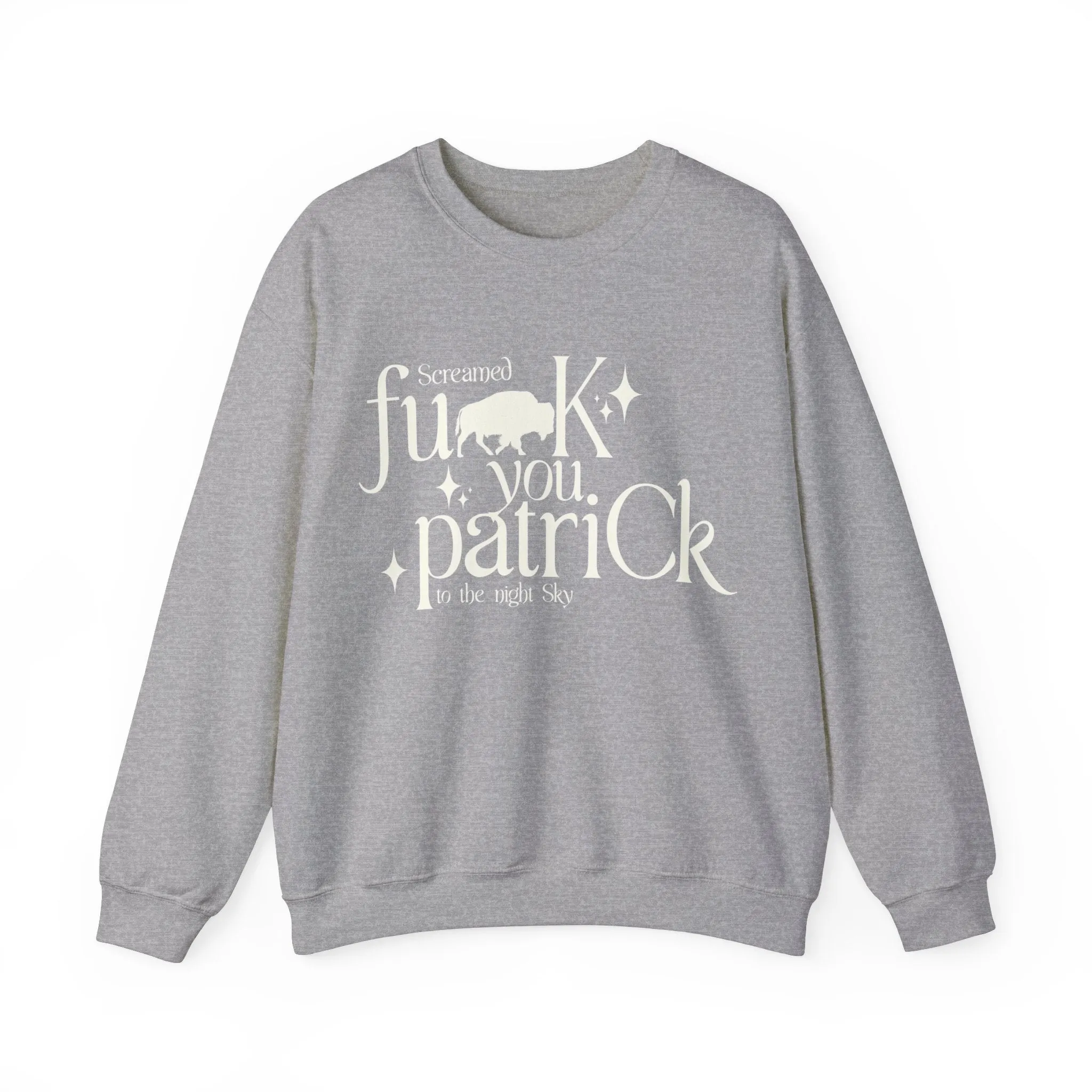 thanK you patriCk Buffalo Crewneck Sweatshirt