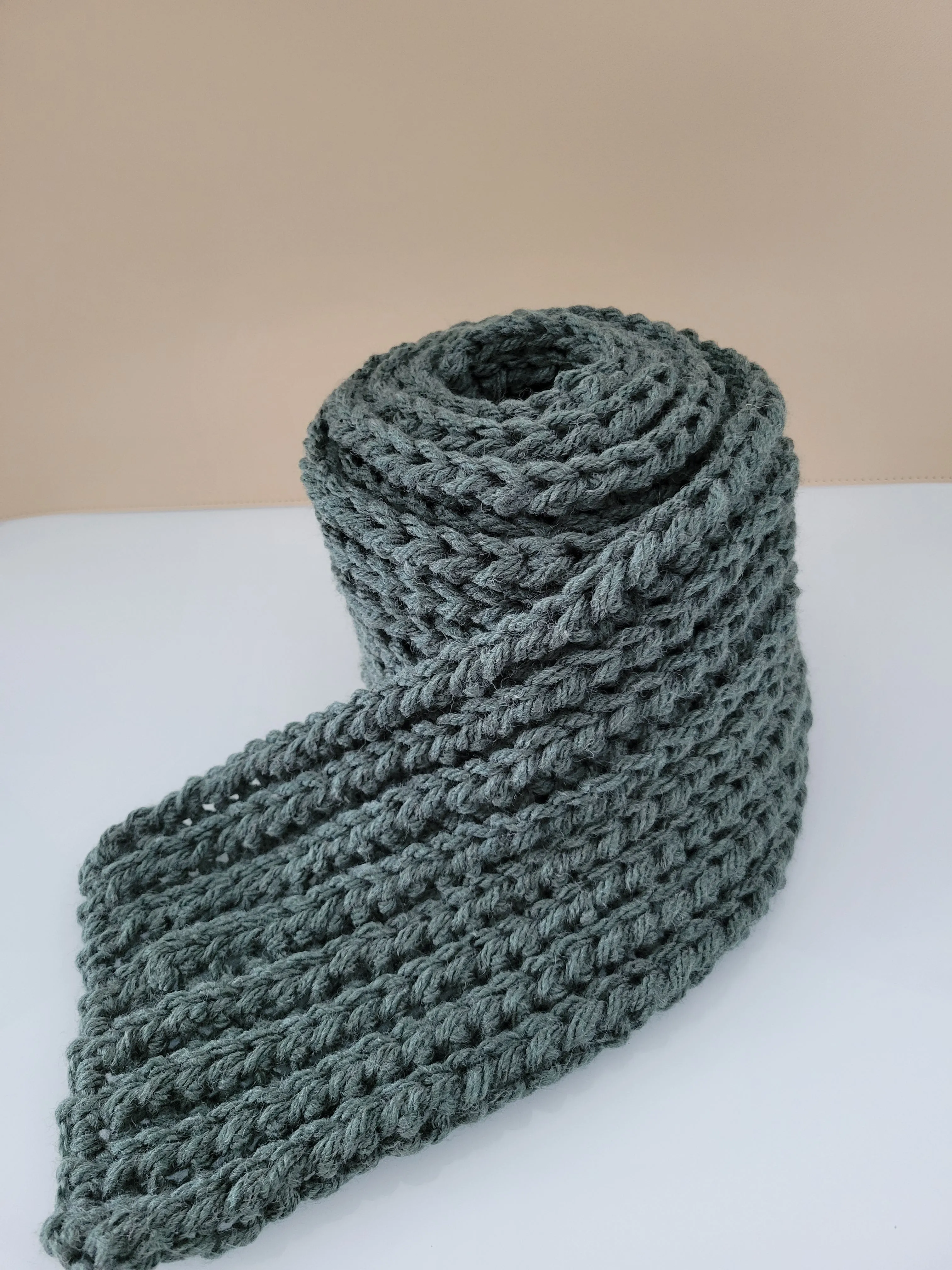 The Brioche Crochet Scarf PDF Pattern