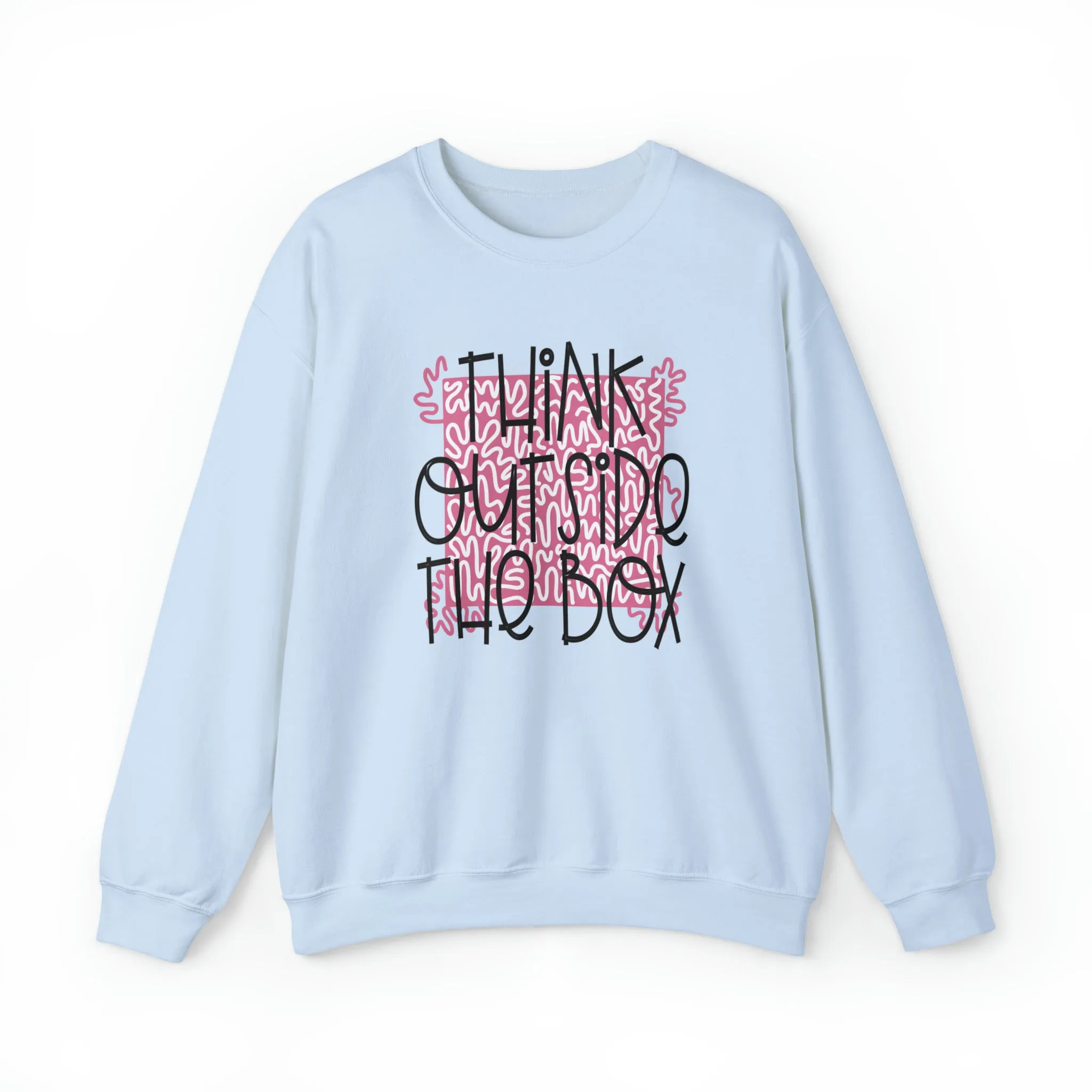 Think outside the Box! Unisex Heavy Blend™ Crewneck Sweatshirt