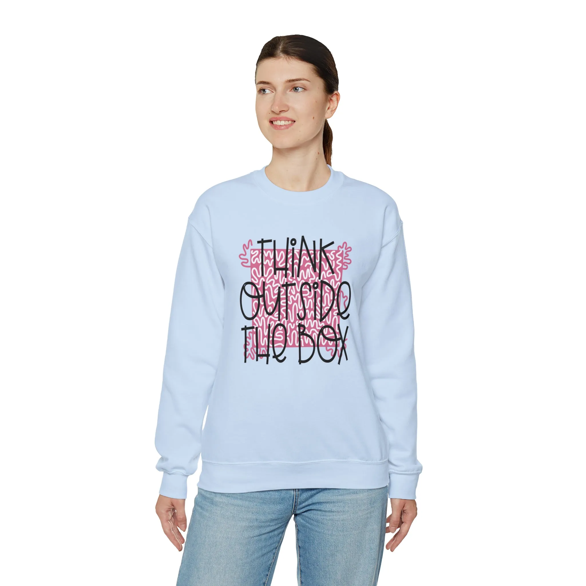 Think outside the Box! Unisex Heavy Blend™ Crewneck Sweatshirt