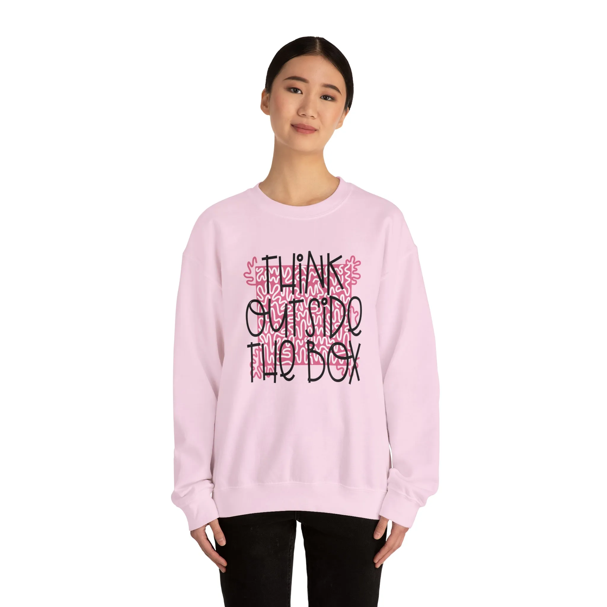 Think outside the Box! Unisex Heavy Blend™ Crewneck Sweatshirt