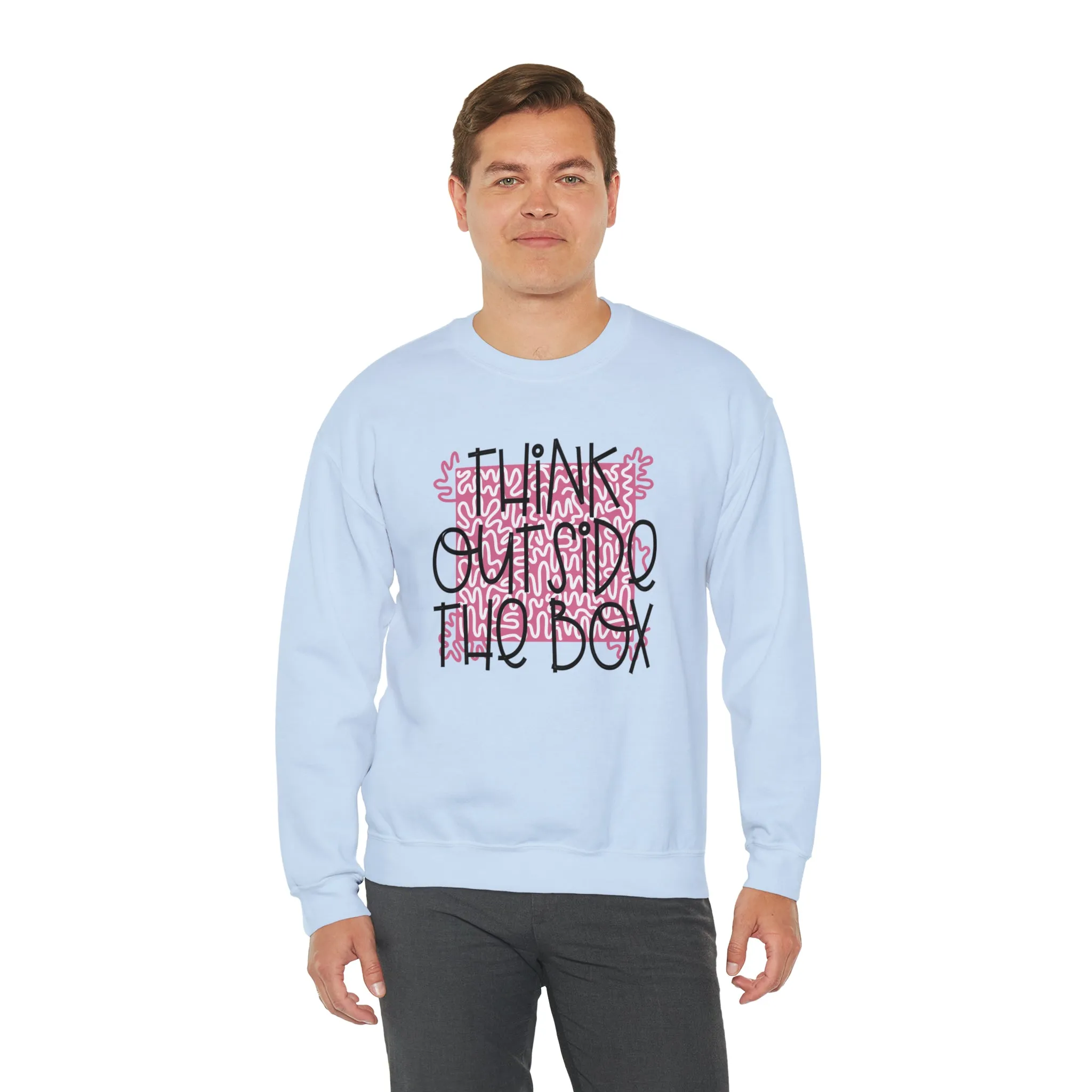 Think outside the Box! Unisex Heavy Blend™ Crewneck Sweatshirt