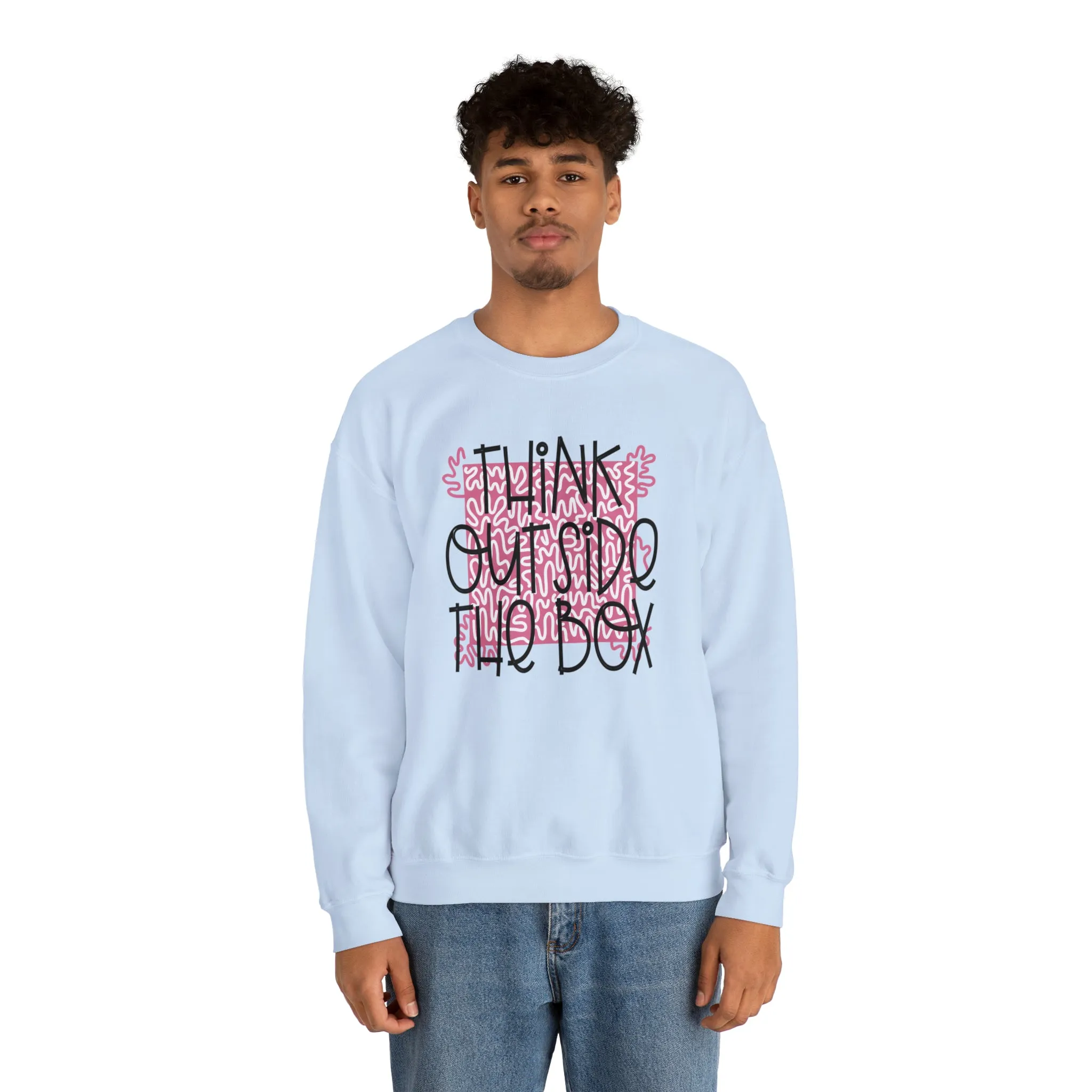 Think outside the Box! Unisex Heavy Blend™ Crewneck Sweatshirt