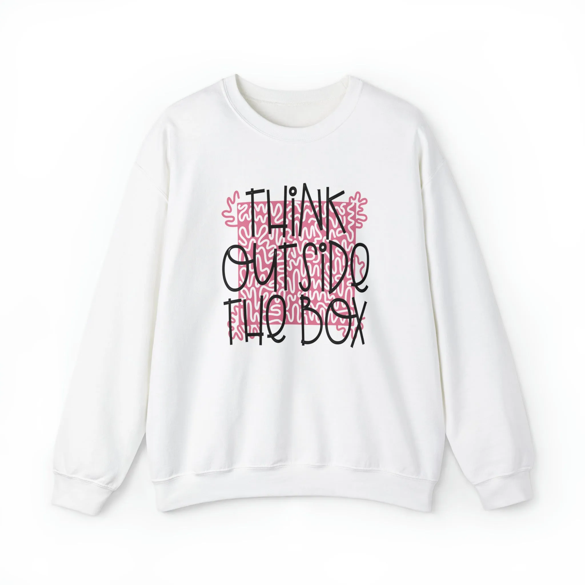 Think outside the Box! Unisex Heavy Blend™ Crewneck Sweatshirt