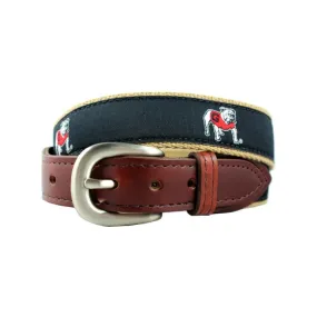 UGA Ribbon Belt