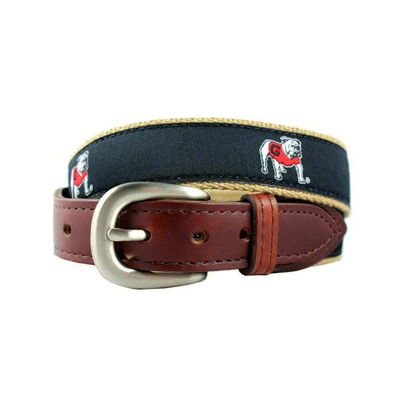 UGA Ribbon Belt