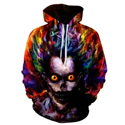 VenusFox Casual Prints Wolf Goku Hades Hoodies Sizes S-3XL