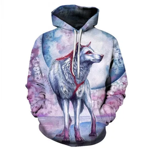 VenusFox Casual Prints Wolf Goku Hades Hoodies Sizes S-3XL