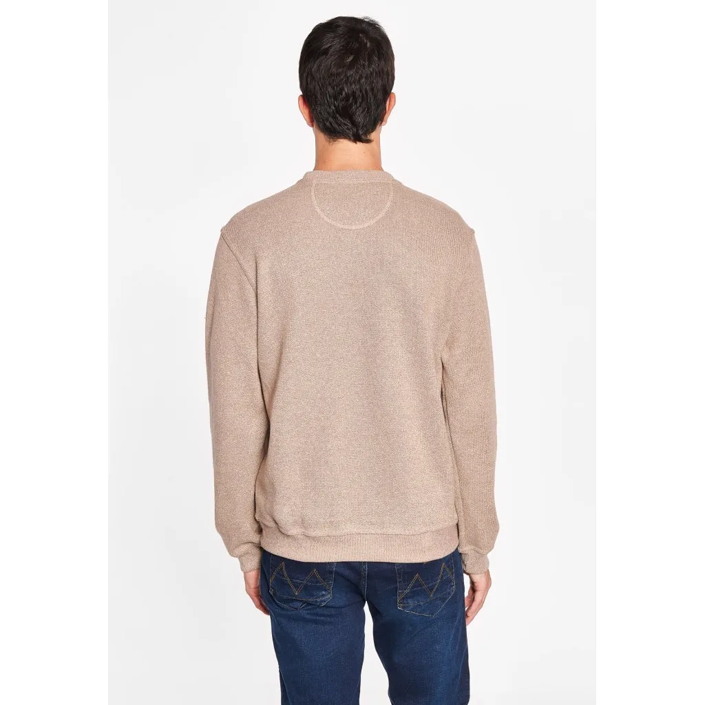 Winston 3XL-4XL Long Sleeve Sweatshirt - Camel Melange