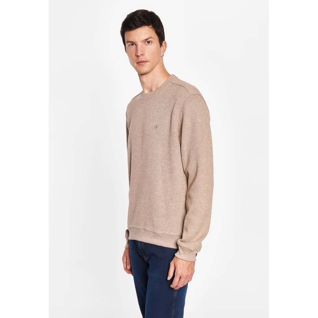 Winston 3XL-4XL Long Sleeve Sweatshirt - Camel Melange