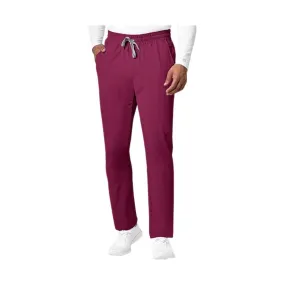 WonderWink Men's Slim Cargo Scrubs Pants - Wine - ONLINE STORE CREDIT/EXCHANGE ONLY