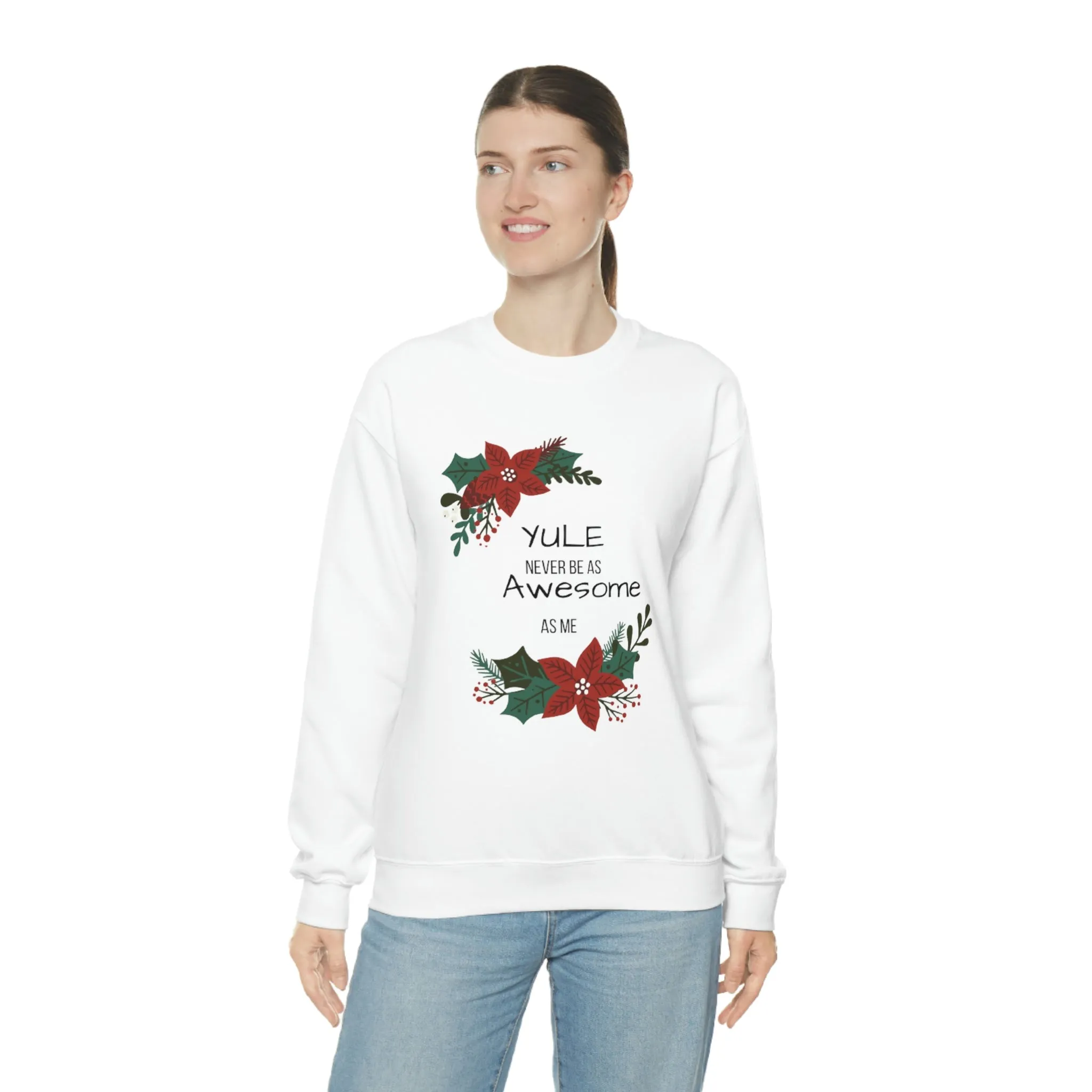 Yule Awesome Unisex Heavy Blend™ Crewneck Sweatshirt