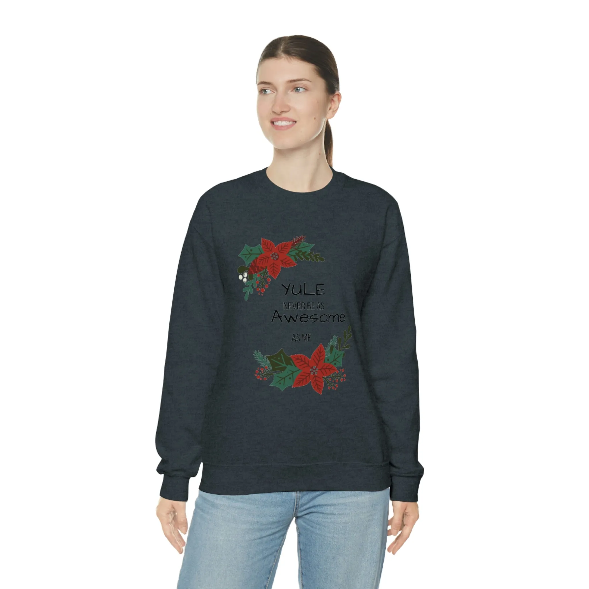 Yule Awesome Unisex Heavy Blend™ Crewneck Sweatshirt