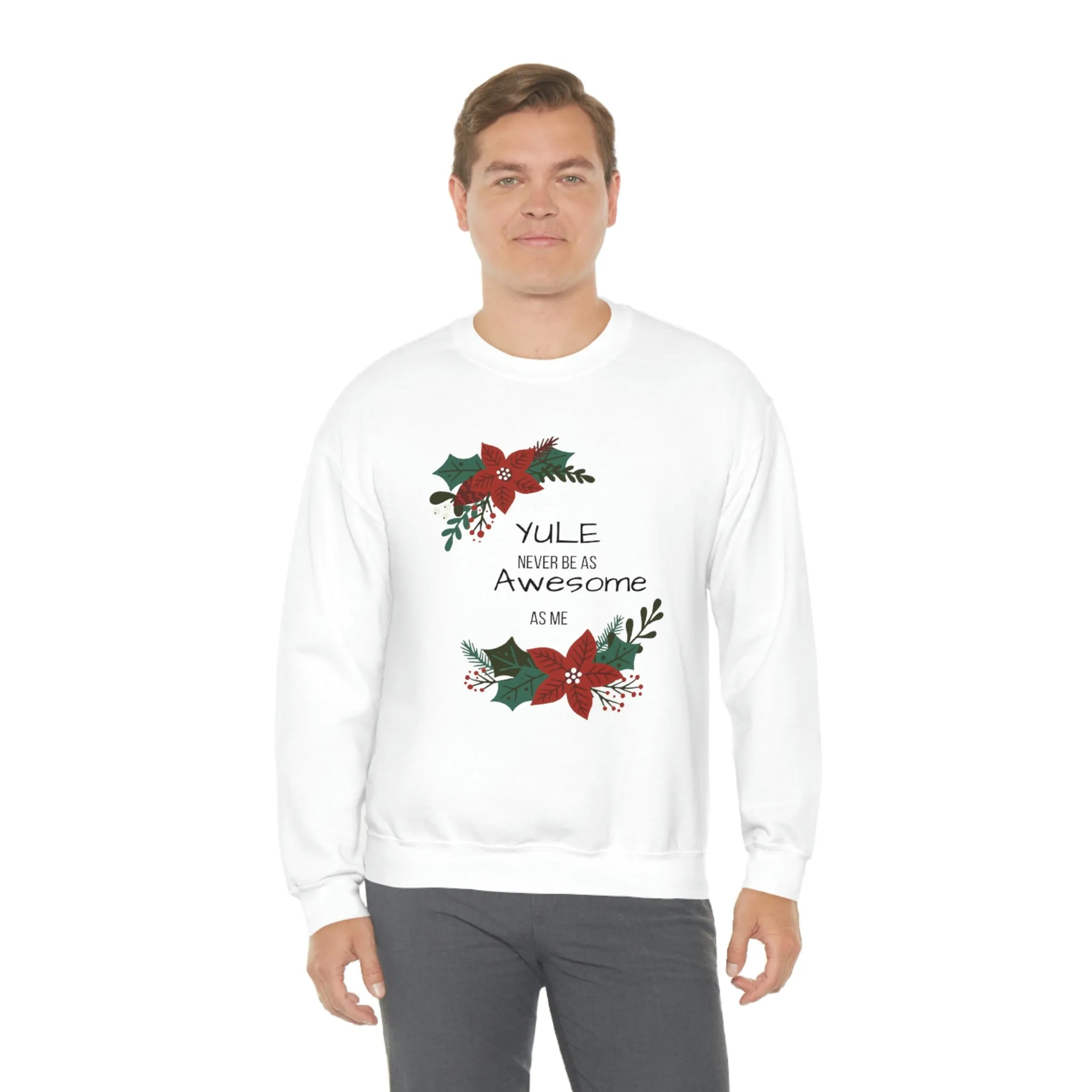 Yule Awesome Unisex Heavy Blend™ Crewneck Sweatshirt