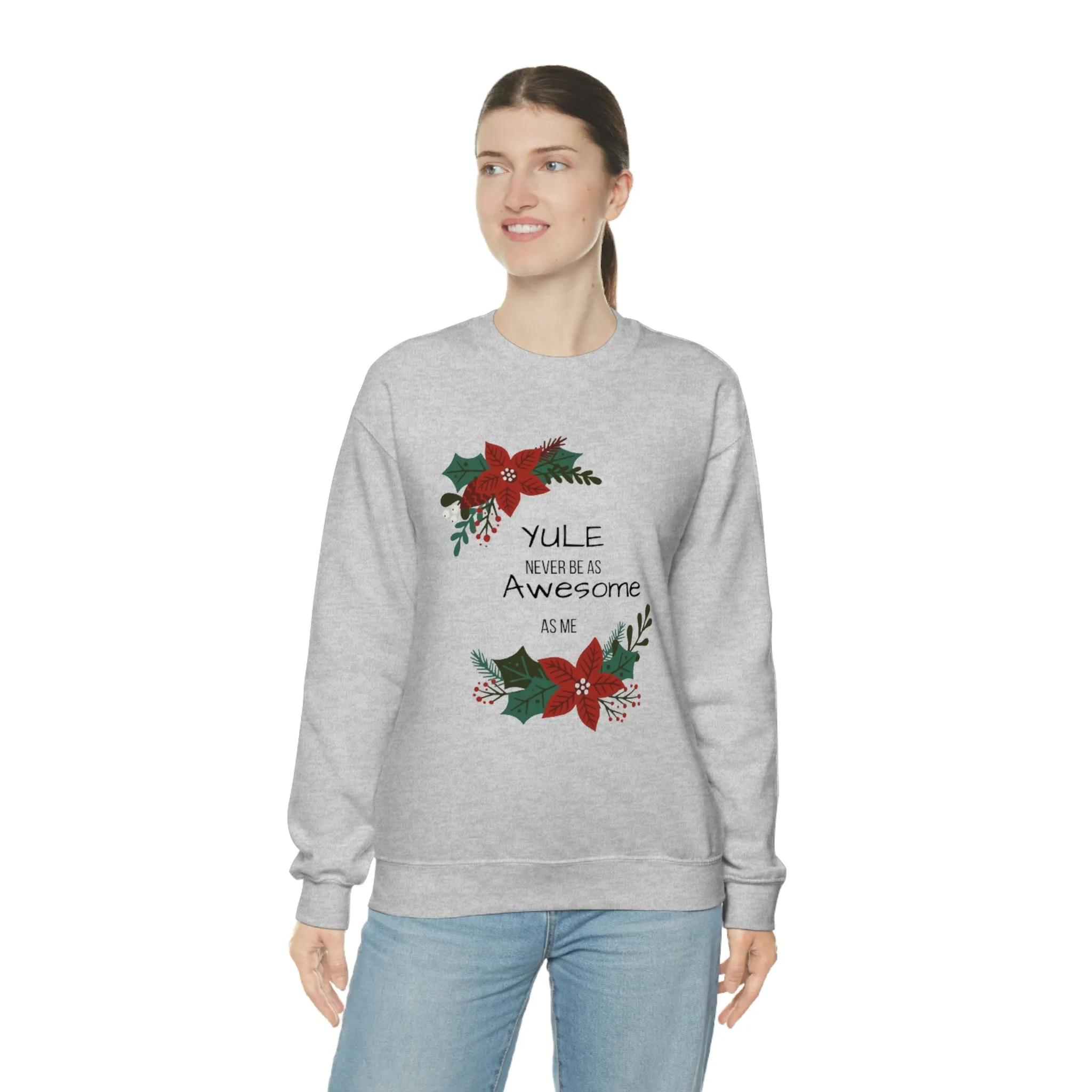 Yule Awesome Unisex Heavy Blend™ Crewneck Sweatshirt